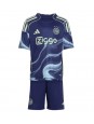 Billige Ajax Oscar Gloukh #10 Bortedraktsett Barn 2025-26 Kortermet (+ Korte bukser)